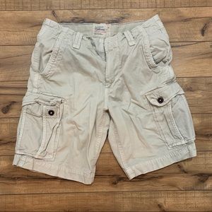 American Eagle Classic Length Khaki Shorts - Size 34